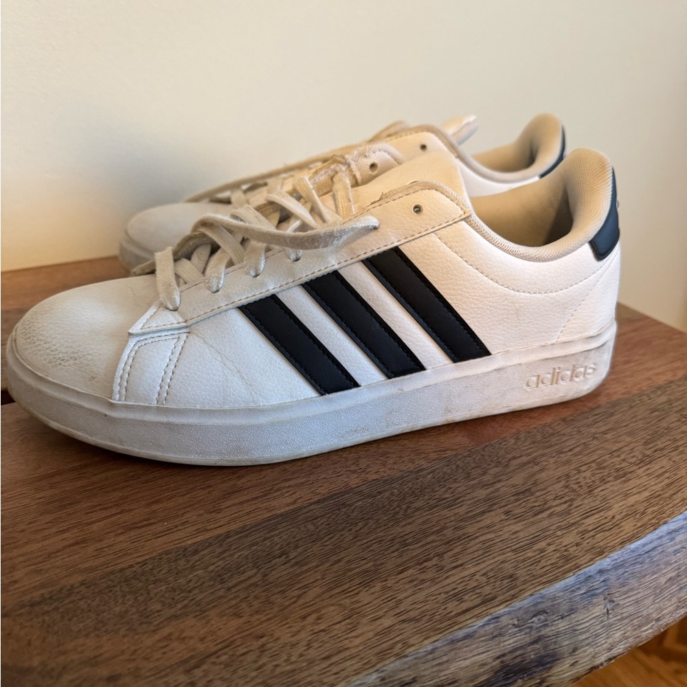 Adidas White and Black Sneakers